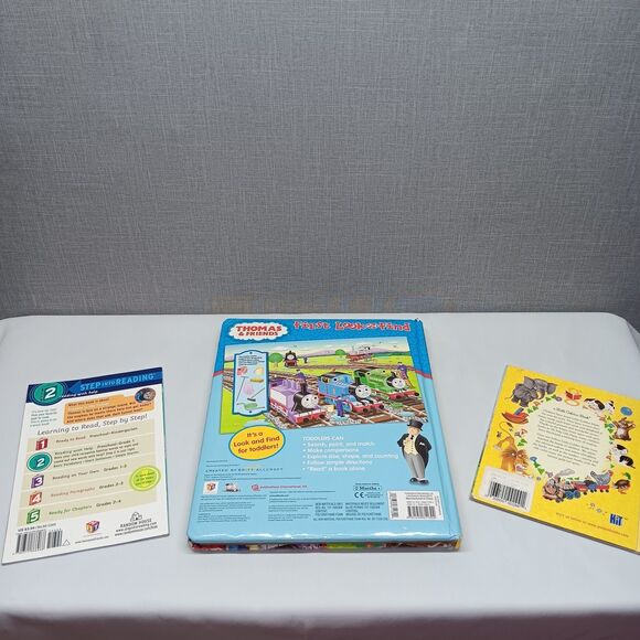 Thomas & Friends Books Lot 3 Look Find Little Golden Step Into Reading Engine - Picture 8 of 8